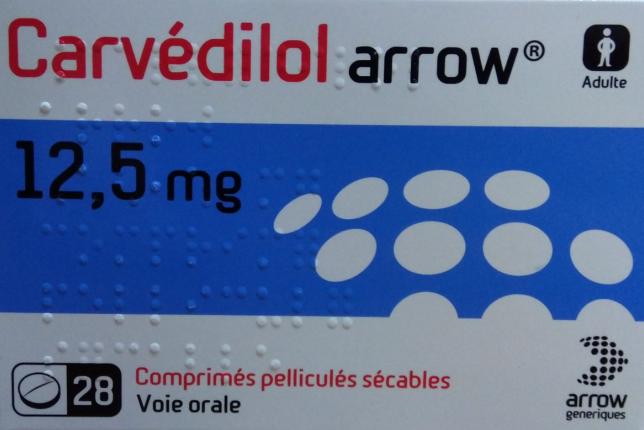 Carvedilol Arrow 12.5mg